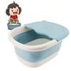 Collapsible Foot Bath Basin for Kids Foot Soak Tub with Massage Acupoint Multifunction Collapsible Feeting Soak Tub
