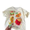 Kids Loose Fit Cartoon Short Sleeve T Shirt Summer Top