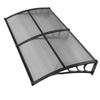 Awnings for Door Entrance, 38 X 78 In, Exterior Front Door Window Awnings with Drainage & ABS Bracket, Rain Snow Sun Protection, Overhang