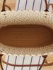 Bohemian Handmade Woven Shoulder Bag - Large Capacity, Casual Minimalist Style for Seaside Vacations and Everyday Use.