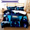 3-teiliges Billie Eilish 3-Muster Bettwäscheset Bettbezugset beinhaltet Bettbezug & Kissenbezüge, perfekte Ganzjahres-Schlafzimmerdekoration & Geschenk