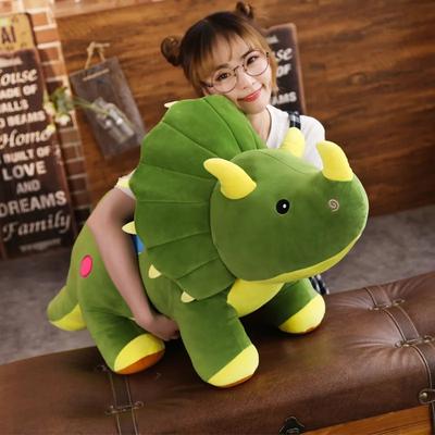 15.7" 40cm Çocuk Dinozor Oyuncakları Yumuşak Doldurulmuş Hayvan Triceratops Stegosaurus Peluş Oyuncak Dino Atma Peluş Bebek Doğum Günü Noel Hediyeleri