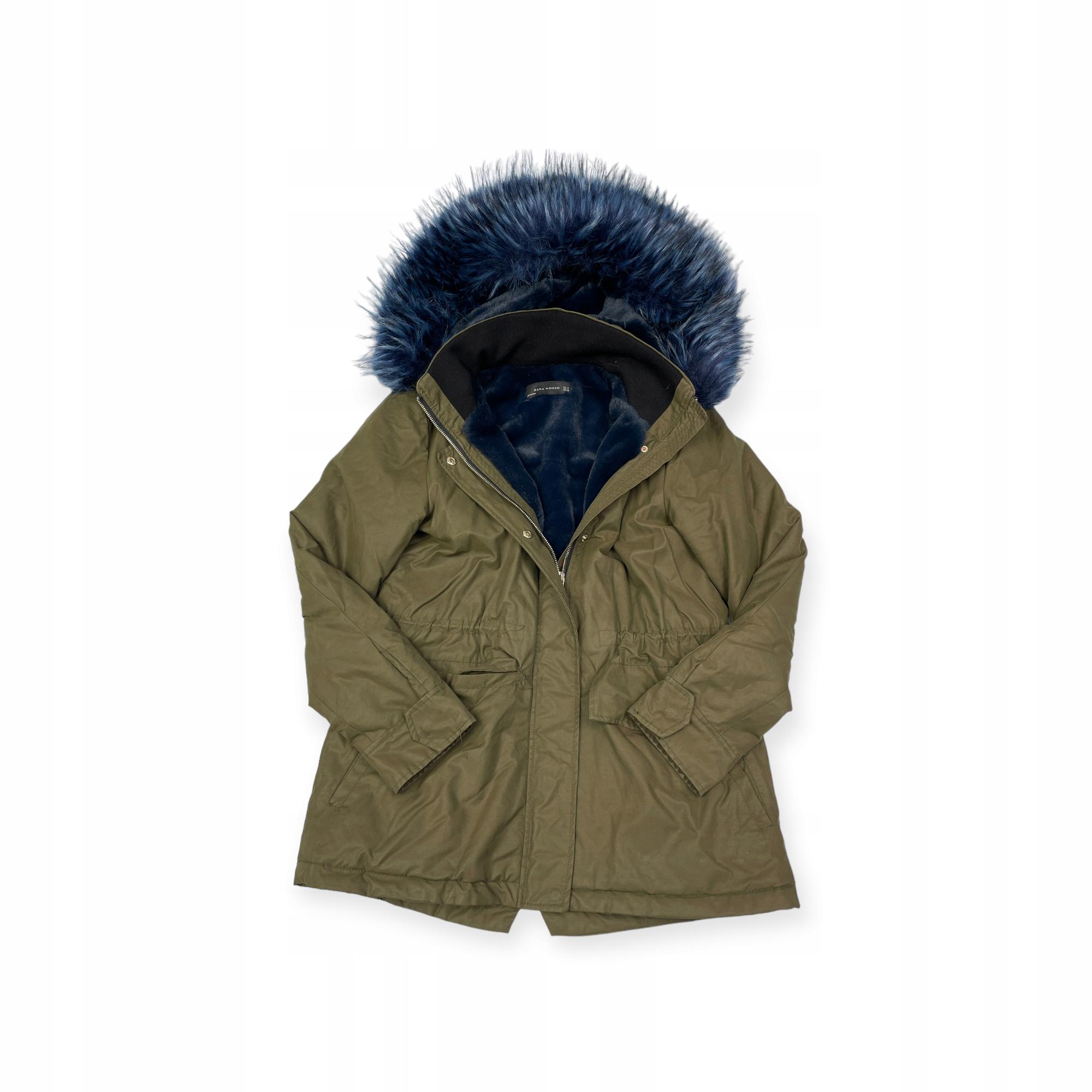

Insulated women s parka jacket hood Zara M - Used
