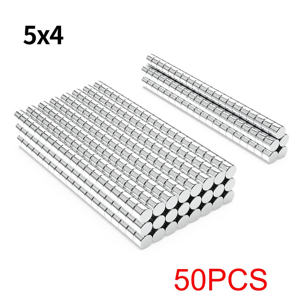 Super Strong Neodymium Magnet N35 NdfeB Permanent Magnetic imanes Round Powerful Magnets Refrigerator Magnet 3x4/8x4/12x4/20x4