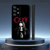 Custodia per Telefono Singer O-Ozzy Osbourne Per Samsung Galaxy A91,80,73,72,71,53,52,51,22,5G Cover Nera Morbida Antiurto