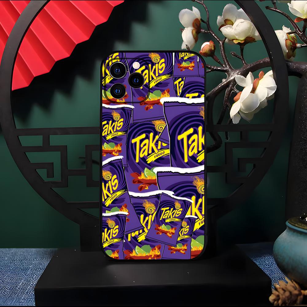 

Chili T-Takis Chips Phone Case For IPhone 17 Pro Max 16 15 14 Pro Max 13 11 X Xs Xr 8 7Plus Silicone Cover iPhone 11 Pro Max