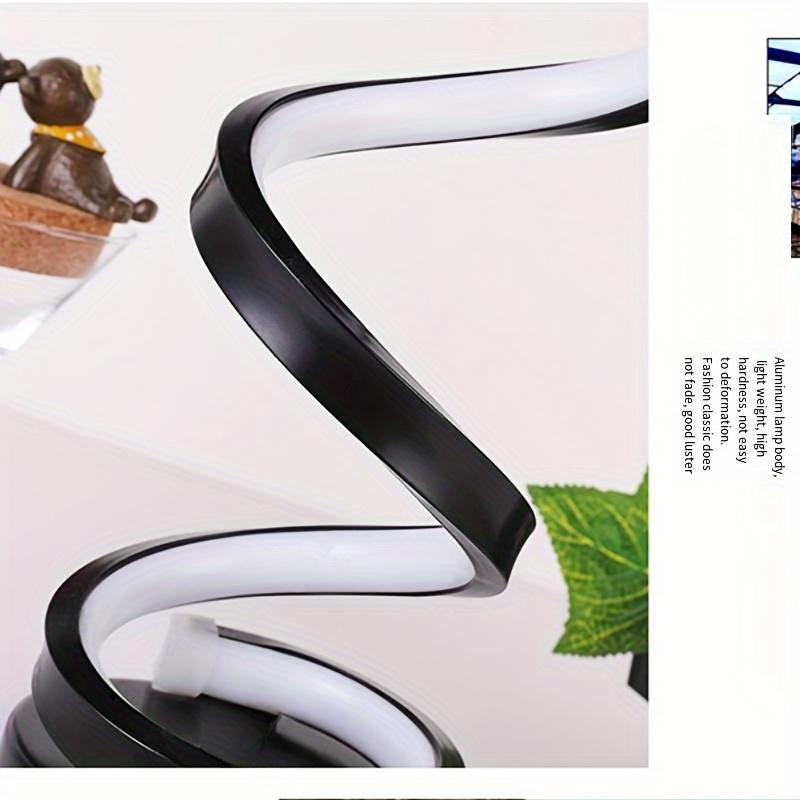 1 Stück Spiral-Tischlampe, für Schlafzimmer, Büro, Nachttisch, Bücherregal, Wohnzimmer, Heimdekoration