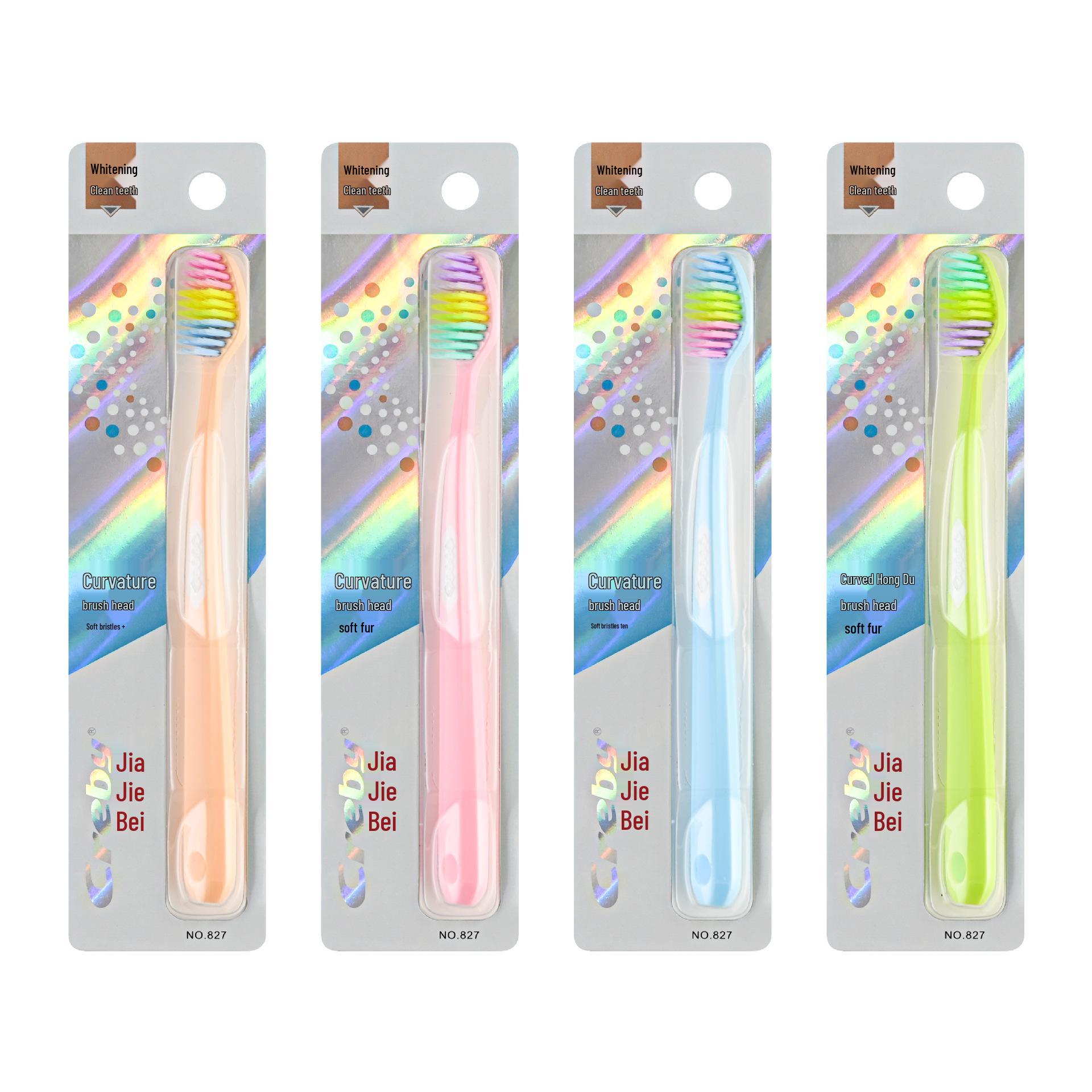 Curved Soft Bristle Toothbrush with Sharpened Bristles – Premium Student Edition, Individually Packaged