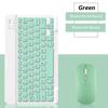 Bluetooth Wireless Keyboard with Mouse Portable Mini Rechargeable Keyboard for iPad Tablet Android iOS Windows Laptop
