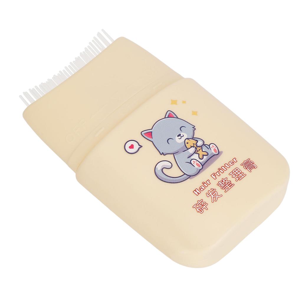 Kids Broken Hair Finishing Stick 80ml Portable Anti Frizz Comb Shaped Hair Wax Stick for Children