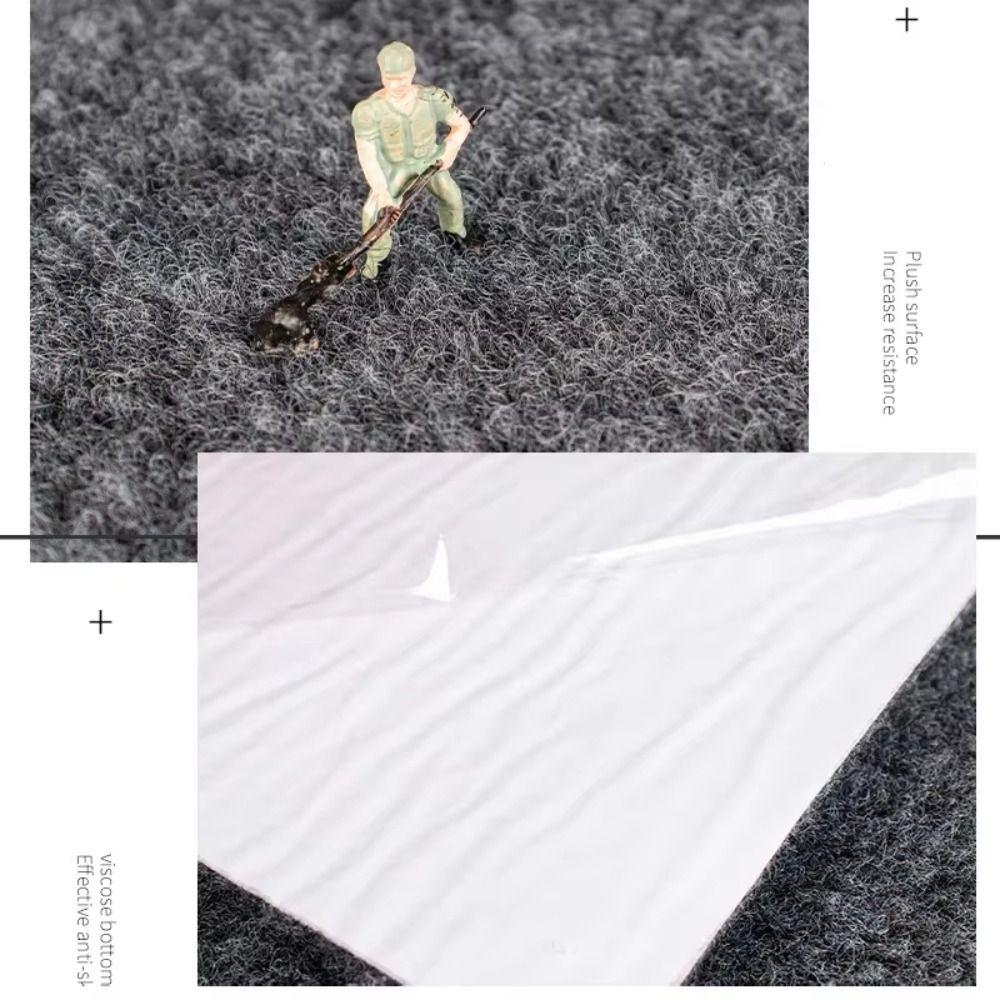 New 76X20cm Staircase Mat Self-adhesive Safety Stair Tread Carpet Mat Soft Stripe Non-Slip Protection Cover Pads Home Decor