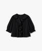 Bobeu Seersucker Frill Blouse_Black 7156360001
