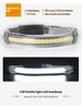 Led Mini Multi-Function Rechargeable Headlight Cob Outdoor Adventure Fishing Bright Light Flashlight