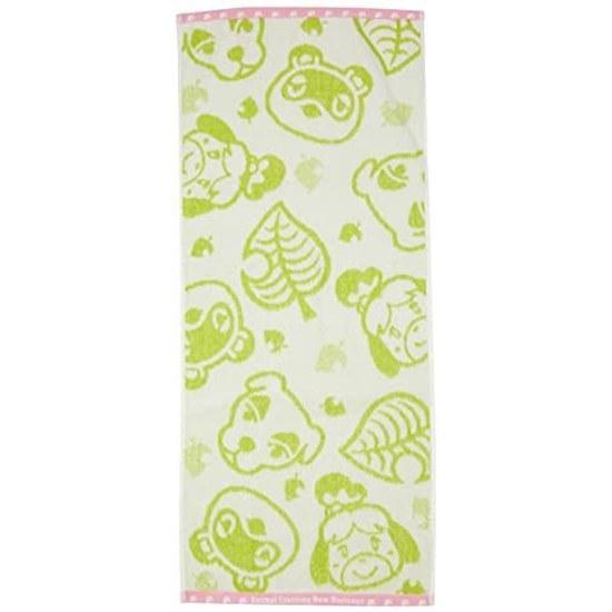 Marushin Face Towel Nintendo Animal Crossing Fun Friends 100 Cotton Antibacterial Odor Resistant Approximately 3480cm