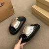 Fashion Slippers Casual Summer Women's Shoes Pantofle Slides Shale Female Beach Luxury 2025 Sabot Soft Flat Leisure Hook & Loop Female S