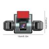 4 Channel Dash Cam Front and Rear Inside 1080P Driving Video Recorder with Night Vision G-Sensor Car Camera for Car