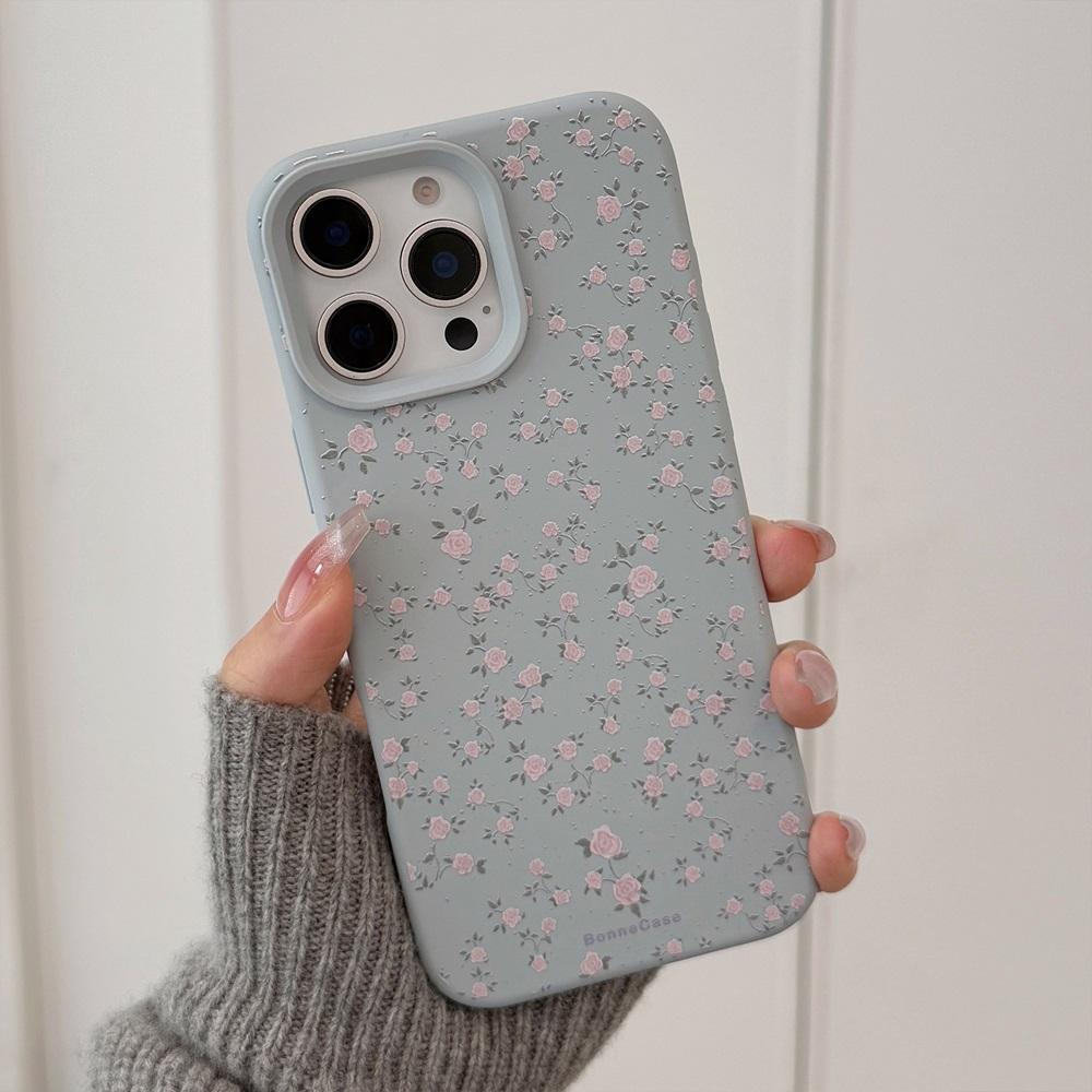 Husă de telefon din silicon cu model floral pentru iPhone 17 16 15 14 13 12 11 Pro Max Plus, Bumper rezistent la șocuri, Husă spate