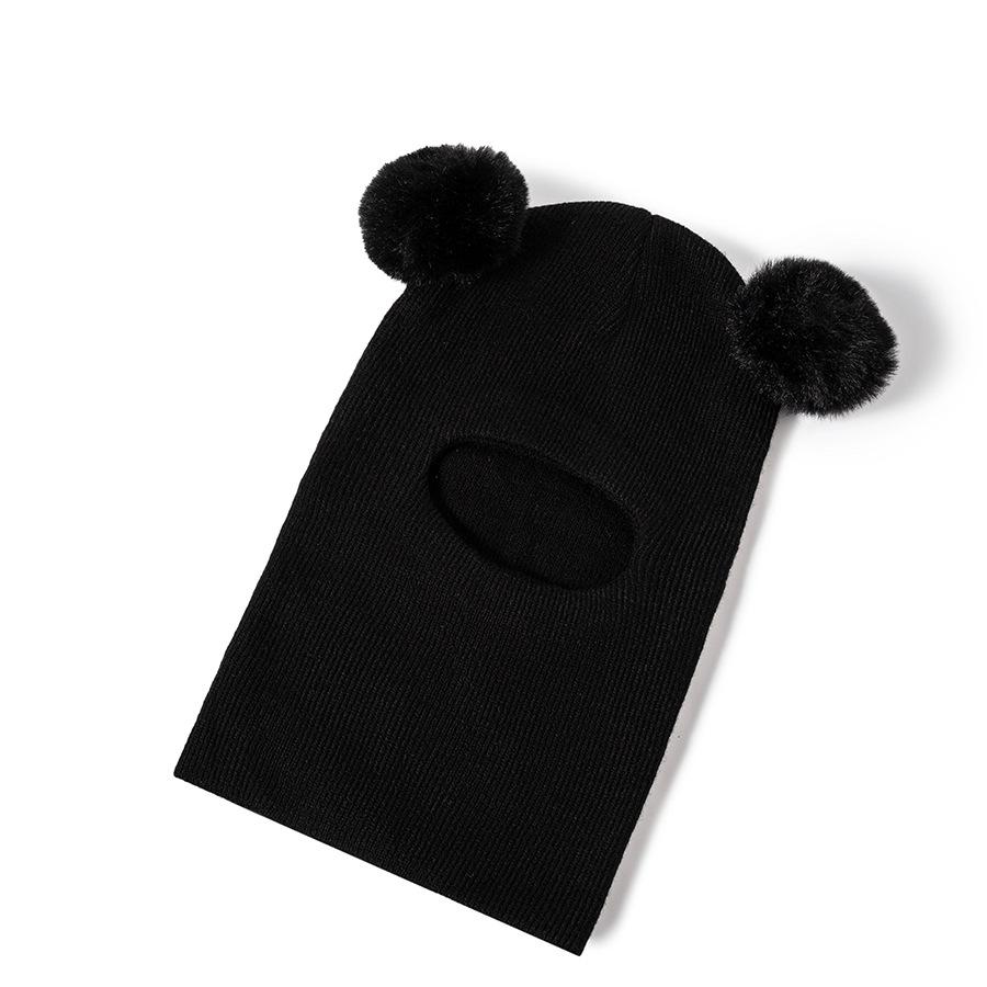 Children's Hat and Scarf Combo, Fleece-Lined, Thickened, Ear Protection, Winter Warm Knitted Hat for Boys and Girls