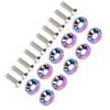 Car Engine Washer Screw M6 Colorful Fastener Kit for Car Modification Decoration