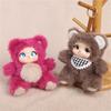 Fashionable Plush Doll Keychain In Sitting Pose 16cm Long Fashion Backpack Charm For Personalizing Keys And Bags