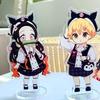 Demon Slayer Anime Peripheral Cute Acrylic Model Sign Kimetsu No Yaiba Zenitsu Nezuko Desktop Kawaii Office Desk Ornament Gift