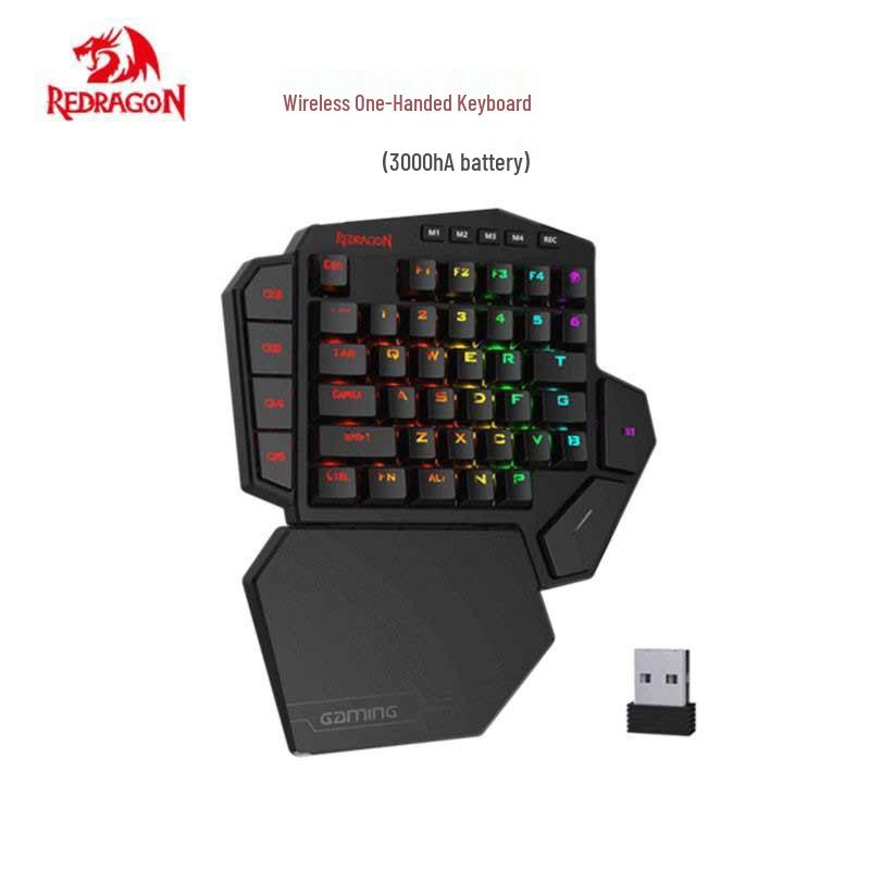 Redragon K585 Dual-Mode Hot-Swappable Mechanical Gaming Keypad with Onboard Macro Programming
