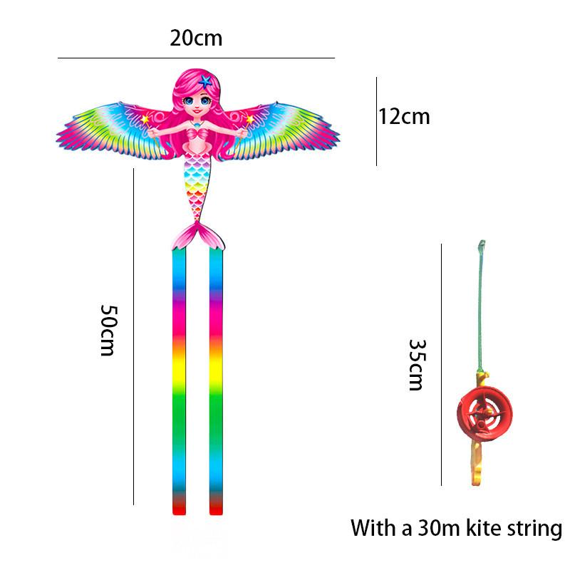 

Modern Minimalist 20cm Dynamic Kite Swallow Goldfish Parrot Mermaid Butterfly Sophia Ultraman Style D