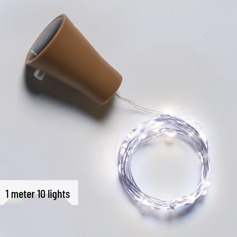 

2025 Solar Cork String Lights - Copper Wire for Outdoor Decor & Wine Bottles