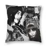American Singer B-Billie E-Eilish Square Pillow Case Polyester Cushions For Sofa Casual Pillowcase