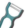 Vegetable Peeler Anti-Slip Rubber Handle Stainless Steel Blade Smooth Peeling Ergonomic U-Shaped Design Kitchen Peeler