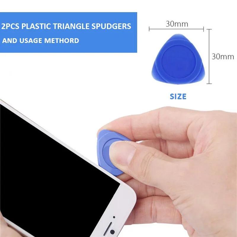 8 In 1 Mobile Phone Repair Metal Spudger Prying Tool Kits Opening Repair for iPhone Samsung Smartphone Laptop Tablet Hand Tools