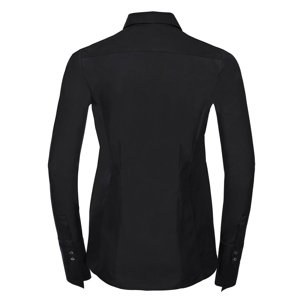 Russell Collection Womens/Ladies Ultimate Stretch Slim Long-Sleeved Shirt