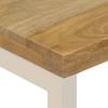 Vidaxl Stolik Kawowy, 100X50X35 Cm, Lite Drewno Mango I Stal
