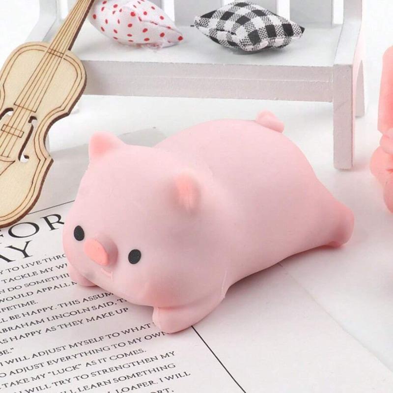 Creative Stress Relief Pull Pig Squishy Toy – Stretchy Mochi Tofu Ball – Decompression Vent Fidget For Adults & – Boredom Relief