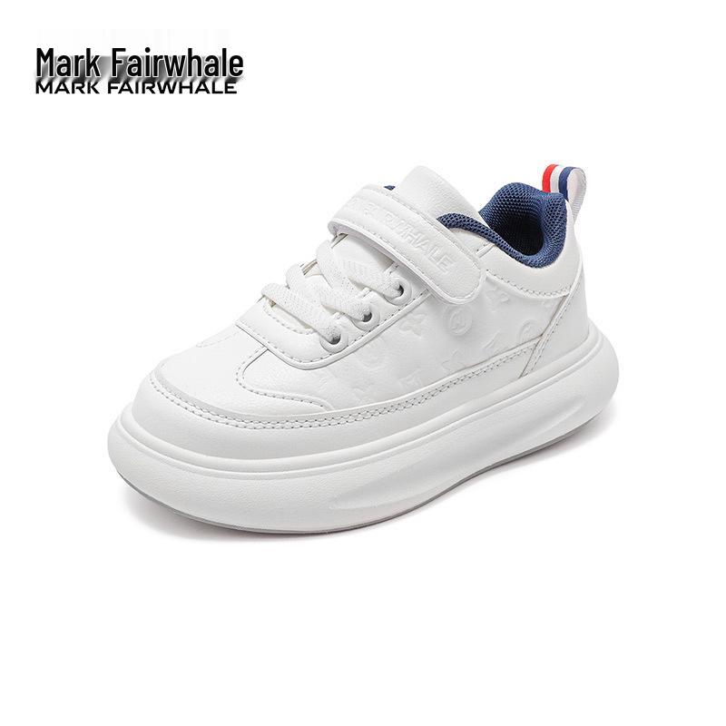 Mark Fairwhale Kids' 2025 Leather Running Shoes: Wear-Resistant, Non-Slip, Versatile Design for Spring/Autumn