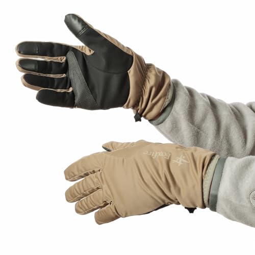 Foxfire Octa Gripper Gloves, Khaki, Size M, 5420351, Hollow 8-Fin Cross Section, Octa