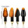 4 Pieces Motorcycle Turn Front & Rear Blinkers Easy Installation 14LED 12V for Motorbike