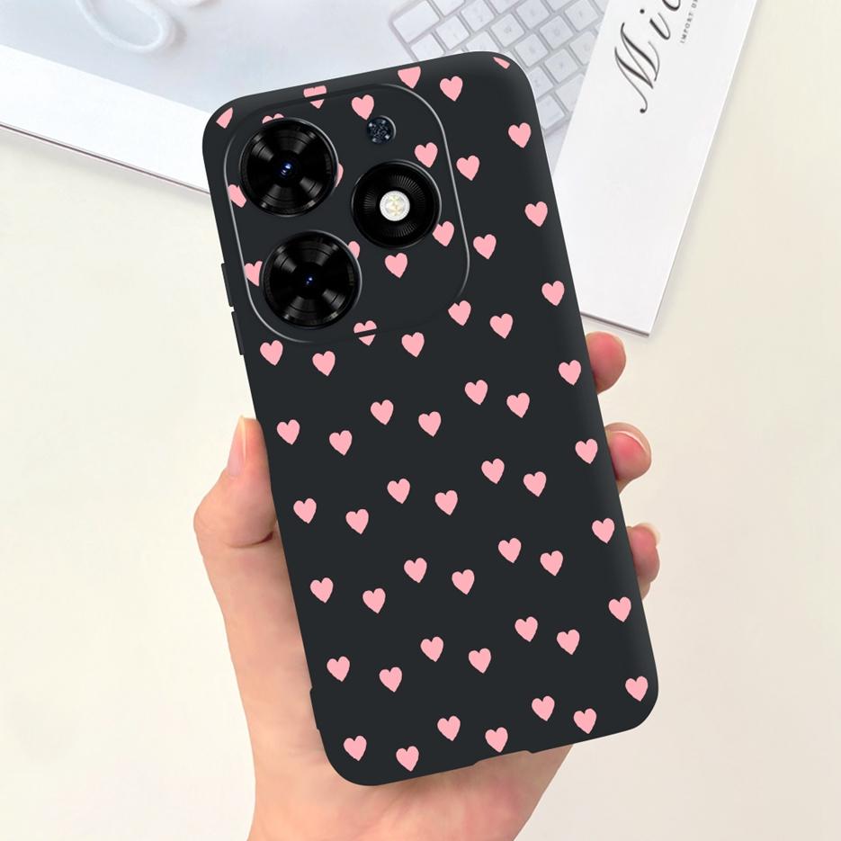 For Tecno Spark Go 2024 Case BG6 New Fashion Candy Painted Cover Soft TPU Phone Case For Tecno Spark Go 2024 Fundas 6.6'' Bumper