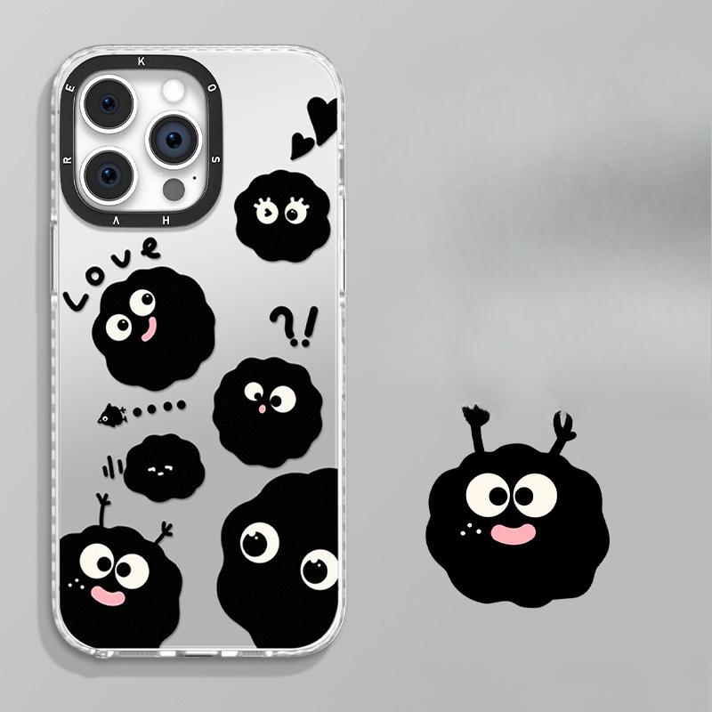Funny Briquette Stand Suitable for Apple 16 Fulcrum Mobile Phone Case Xiaomi 15pro Cartoon 13 Magnetic 14 Energy Imd