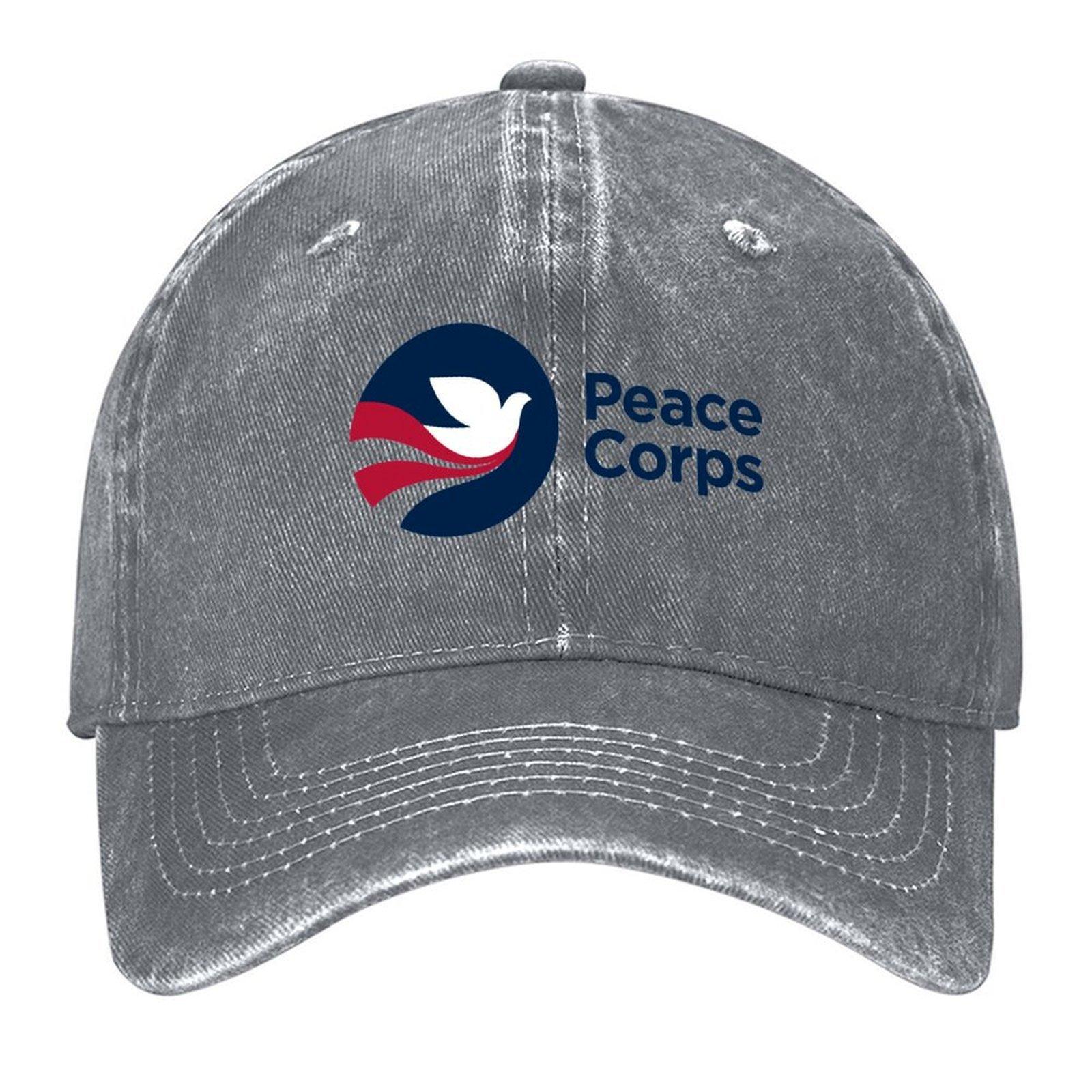 2026 Peace Corps Volunteer Baseball Cap Custom Caps Fashionable Sports Cap Vintage Women s Beach Outlet 2025 Men s