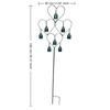 Rustic Wind Chime Ground Plug Heart-Shaped Yard Ornament Garden Decoration  Outdoor Decoration