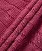 POLO RALPH LAUREN Cable Knit Cotton Short Sleeve Sweater - Dark Red
