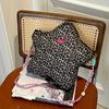 Women'S Backpacks Leopard Print Star-Shaped Elements, Versatile Backpack with Dual Shoulder Straps for Daily Casual Outings, Travel, Shopping