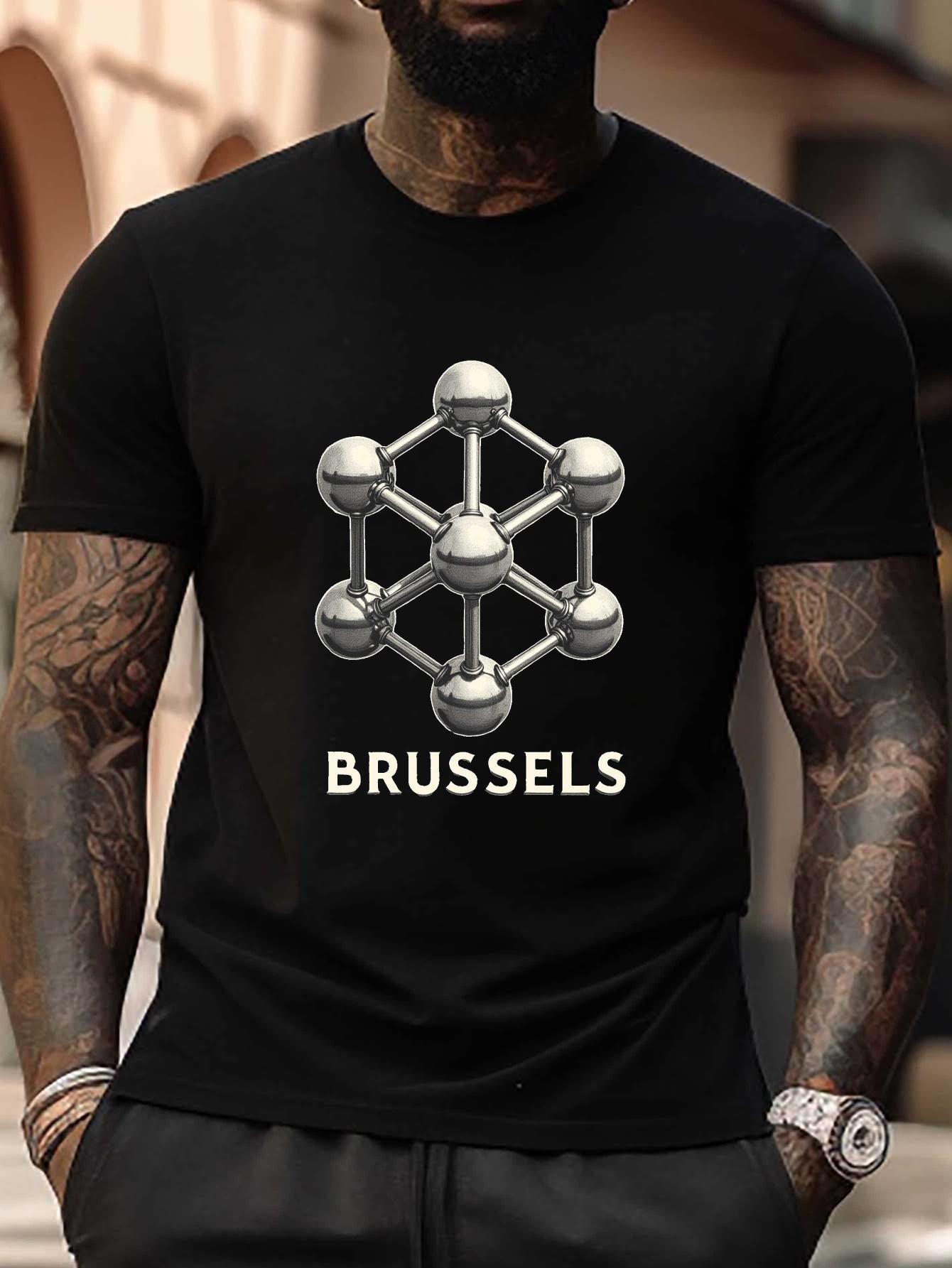 

Plus Size Atomium Sketch Graphic T-shirt - White M