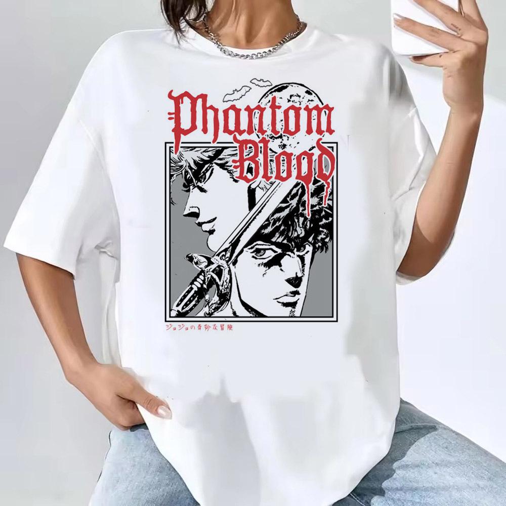 Jojo Bizarre Adventure t shirt female anime Colorful Women Gothic Pastel t shirt 80s Colorful harajuku Graphic graphic Y2k