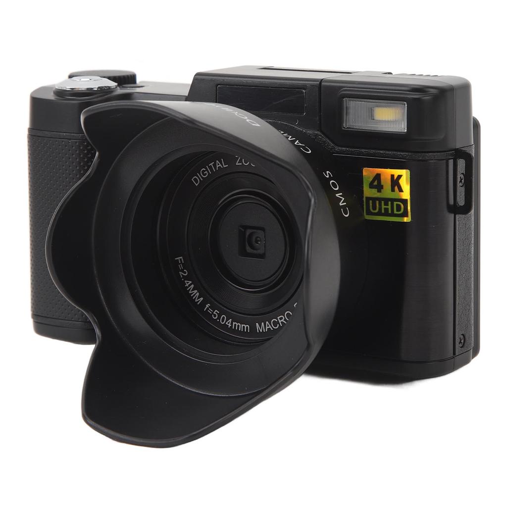 Smart Digital Camera Anti Shake 3inch Screen Auto Face Beautifying Function 52mm Interface 16x Zoom 48MP 4K HD Digital Camera