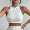 2026 Sommer Sexy Ärmelloses Neckholder Bandeau Tanktop für Damen