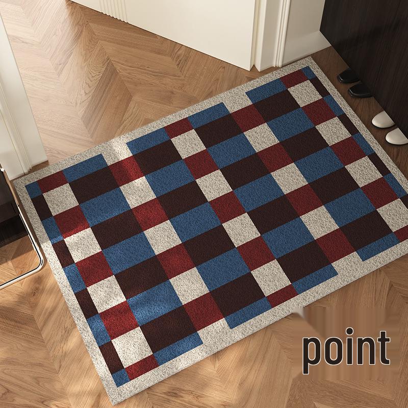 American Retro Silk Coil Entrance Mat - Dirt-Resistant, Anti-Slip, Cuttable. 40×60 cm