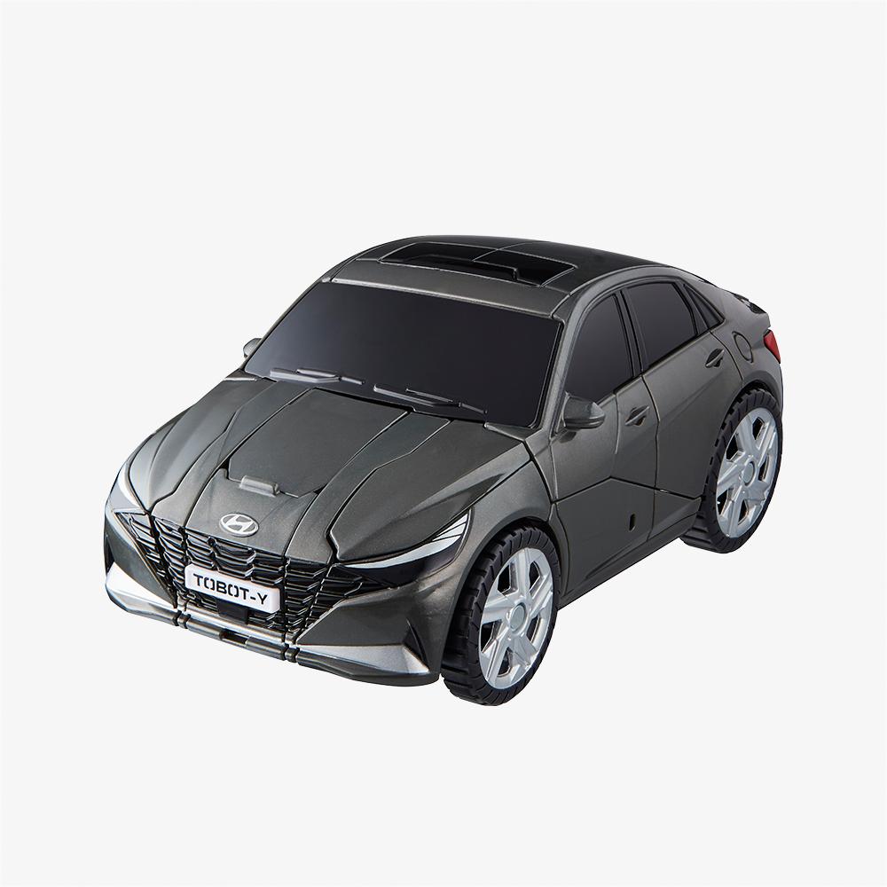 [young toys] Tobot Y Metallic Gray Color Change Transforming Robot (Large Avante)