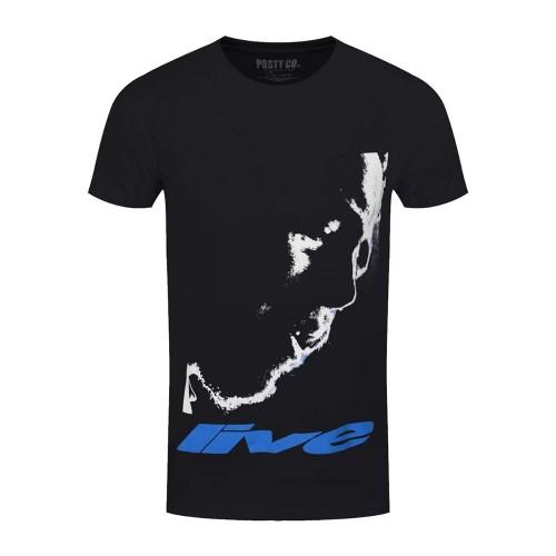 Camiseta de algodão unissex Post Malone adulto HT Live Close Up M preto